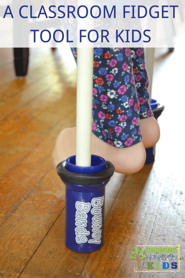 A classroom fidget tool for kids that they will love! Bouncy Bands!