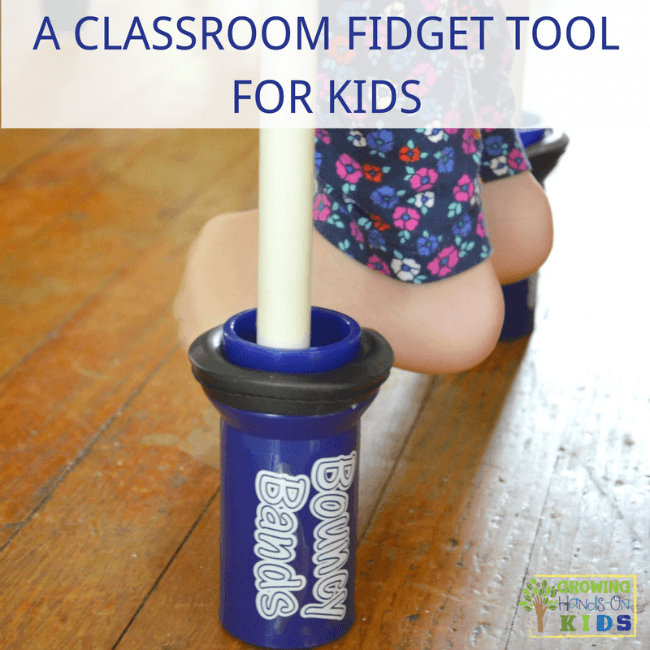 A classroom fidget tool for kids that they will love! Bouncy Bands!