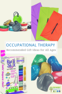 Occupational therapy recommended gift ideas for children of all ages.