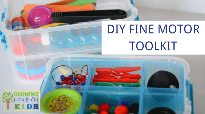 DIY Fine Motor Toolkit, perfect for home, classrooms, or therapy rooms.