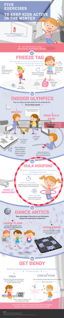 5 Exercises to Keep Kids Active in the Winter