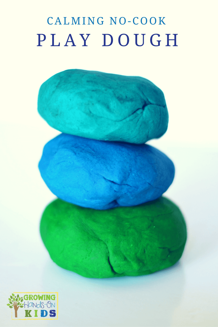 calming no-cook play dough recipe