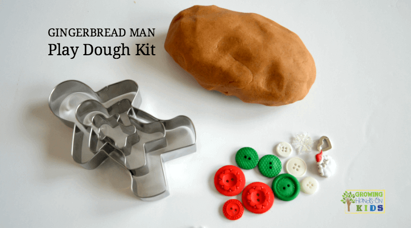 Gingerbread Play Dough Kit