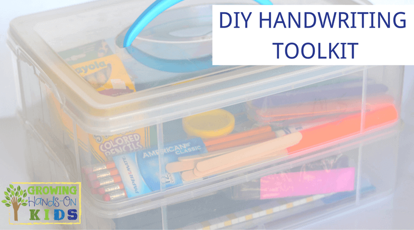 DIY Handwriting Toolkit, for therapists, teachers, and parents.