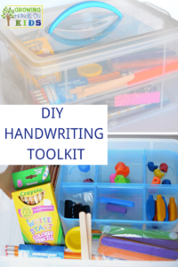 DIY Handwriting Toolkit, for therapists, teachers, and parents.