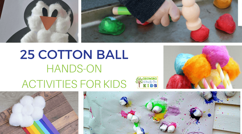 Cotton Ball Hands-On Activities for Kids