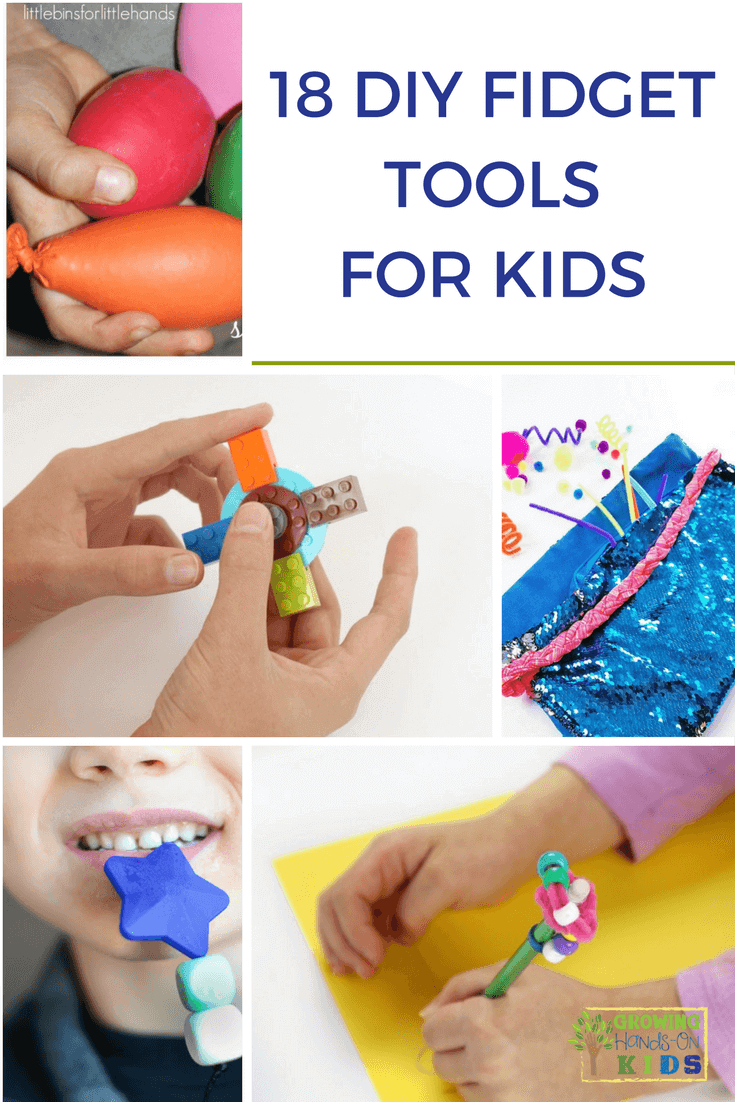 18 DIY Fidget tools for kids