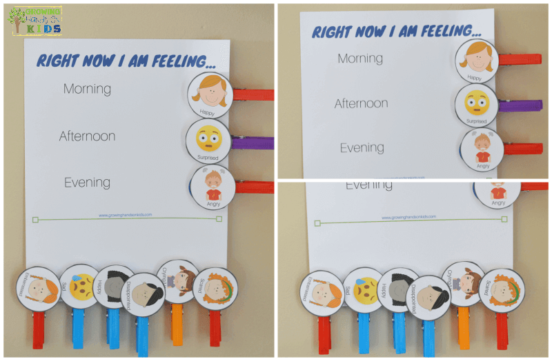 Preschool Emotions Chart