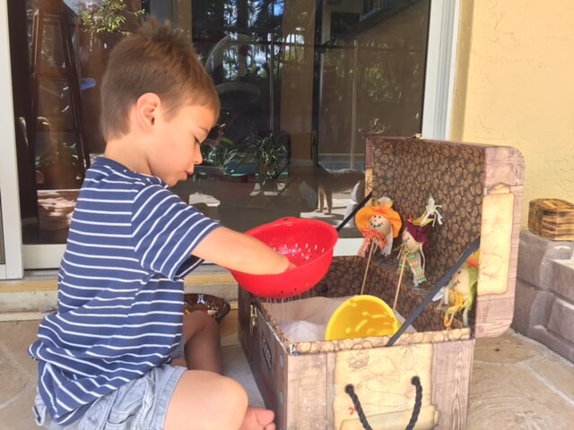 Fall Themed Sensory Play