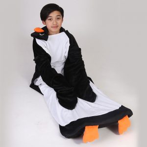 Penguin weighted blanket from Fun and Function. Sensory Tools Gift Guide For Kids.