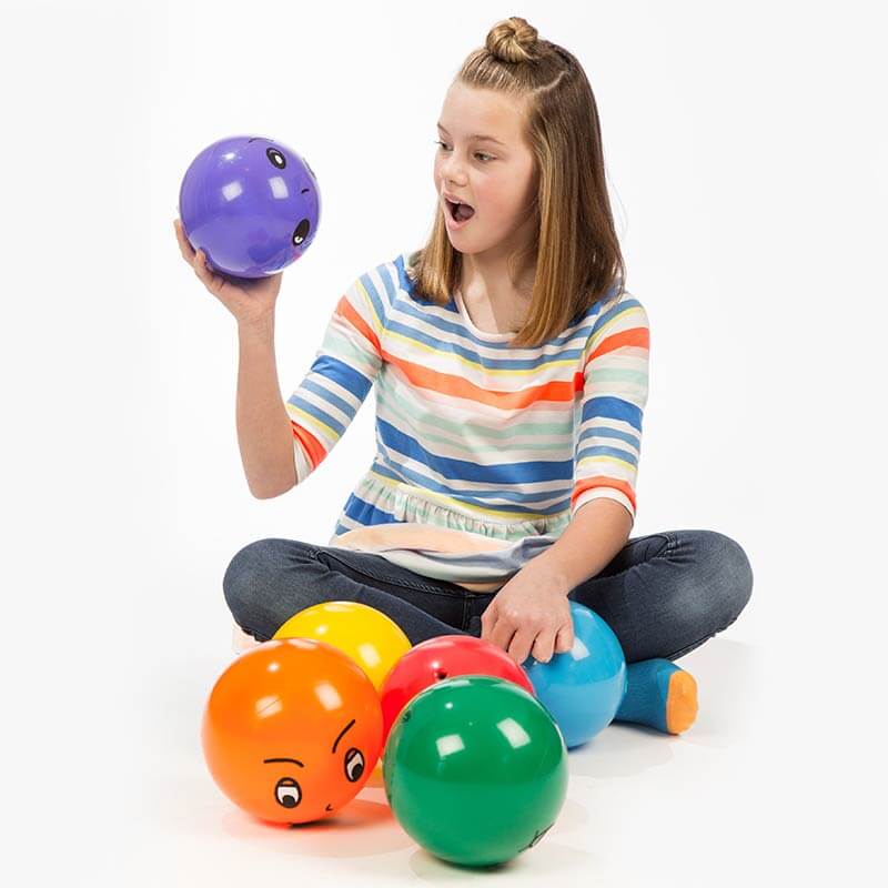 Emotions Balls from Fun and Function. Sensory Tools Gift Guide for Kids.