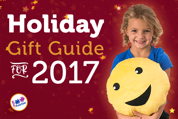 Sensory tools holiday gift guide from Fun and Function. 