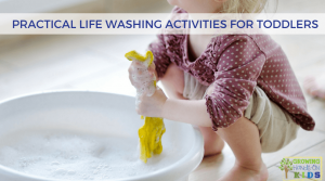 Practical Life Washing Activities for Toddlers. Montessori Inspired activities at home.