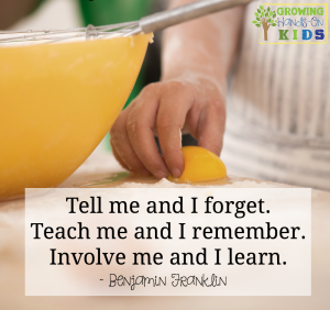 Child development quote, Benjamin Franklin.