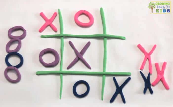 DIY Tic Tac Toe Game: Pre-Writing Activities for Kids Series - Growing  Hands-On Kids