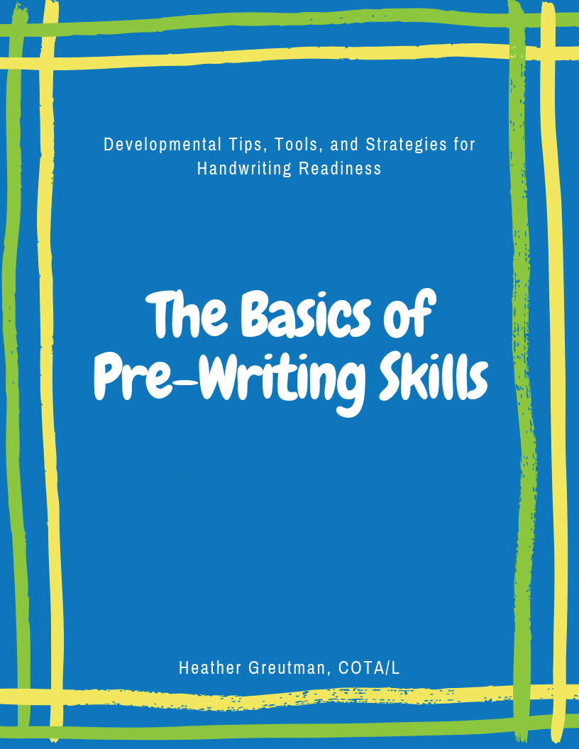 Basics of pre-writing skills for kids.