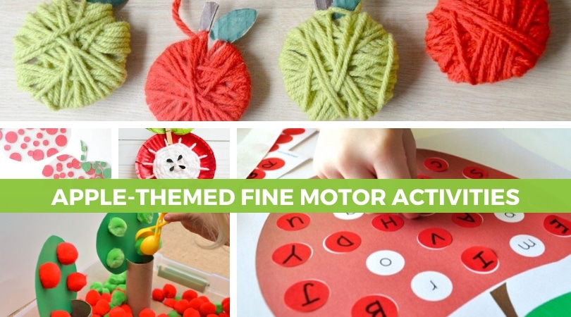 Apple-Themed Fine Motor Activities