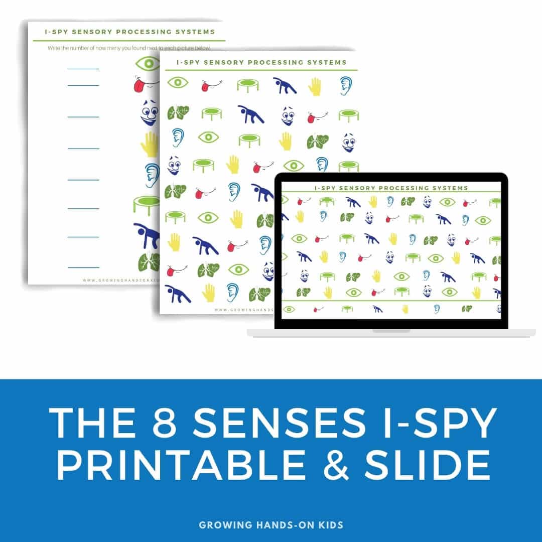 The 8 Senses Themed I-Spy Printable & Google Slides