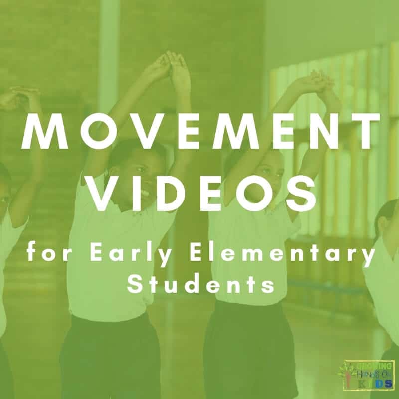 Movement Videos for Early Elementary Students