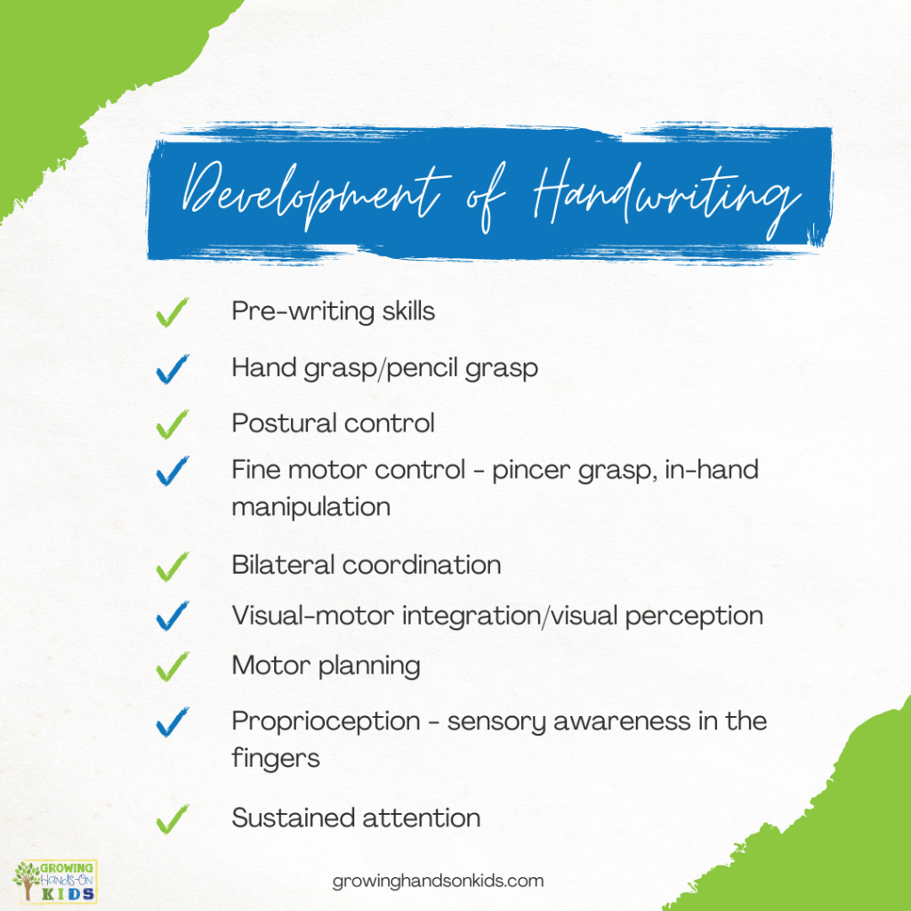 Development of Handwriting Skills in Kids