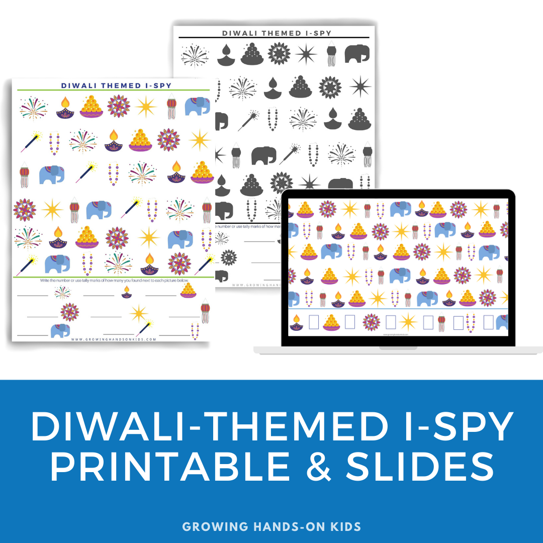 Diwali-Themed I-Spy Printable & Slide